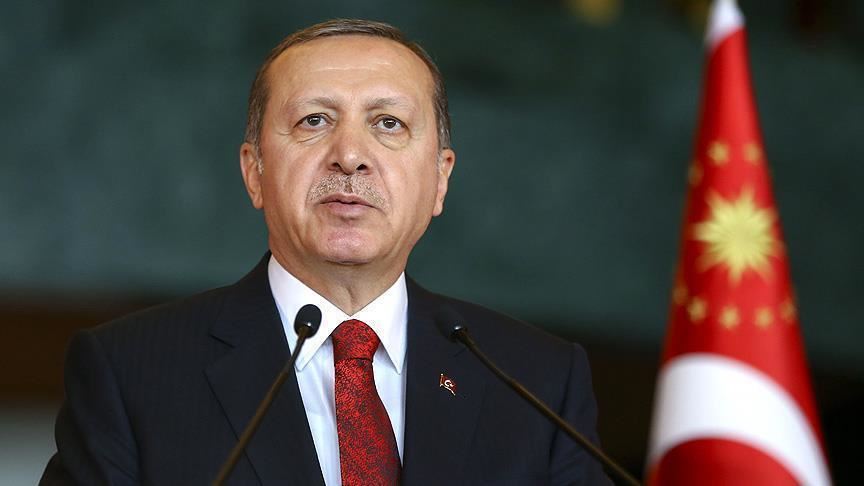 Erdoğan dan şehit ailelerine taziye