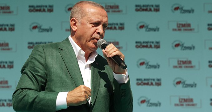 Erdoğan müjdeyi İzmir den verdi