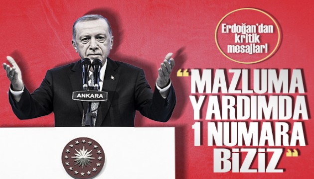 Erdoğan'dan, Mevlid-i Nebi Haftası Açılış Programı'nda kritik mesajlar!