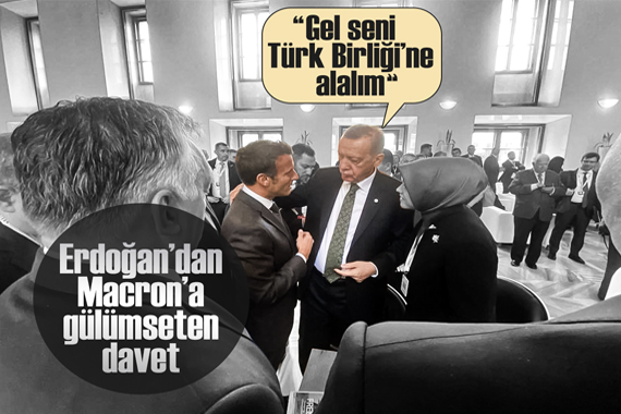 Cumhurbaşkanı Erdoğan dan Emmanuel Macron a gülümseten davet!