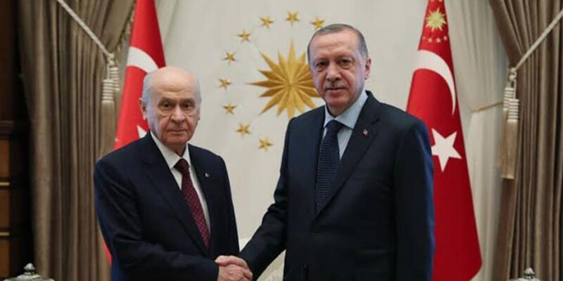 Erdoğan, Bahçeli yi ziyaret etti