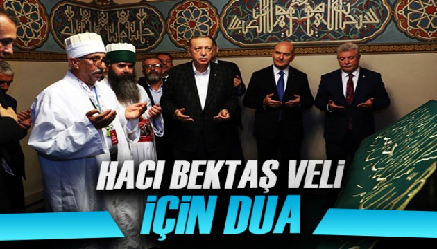 Cumhurbaşkanı Erdoğan, Hacı Bektaş Veli Dergahı'na gitti!