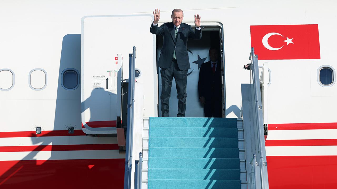 Erdoğan, Azerbaycan a gitti