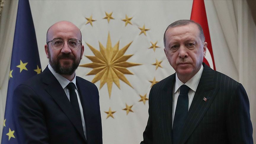 Erdoğan, AB Konseyi Başkanı Michel ile telefonda görüştü