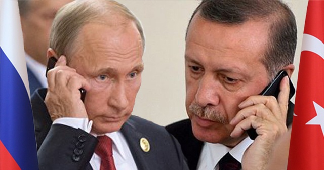 Erdoğan dan Putin e Filistin telefonu