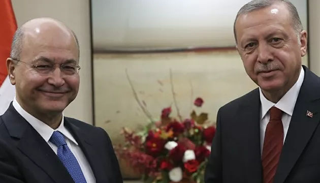 Erdoğan, Berham Salih ile görüştü