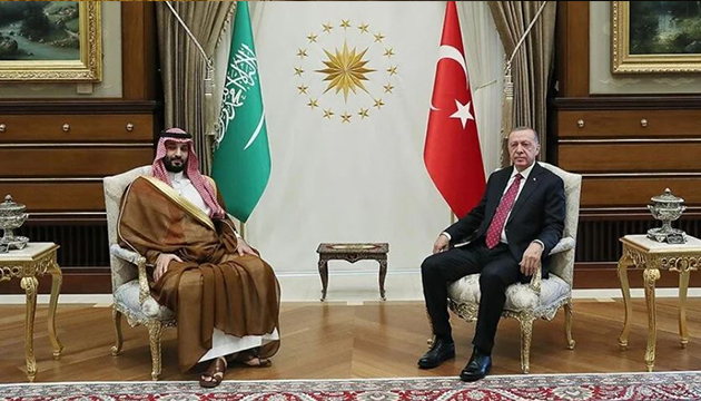 Erdoğan ile Suudi Prens Selman görüştü