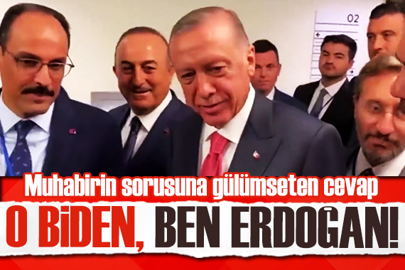 Erdoğan dan Joe Biden sorusuna cevap: O Biden, ben de Erdoğan!