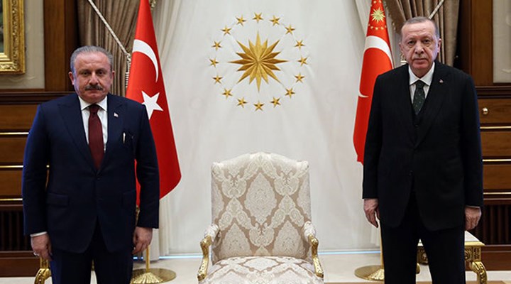 Cumhurbaşkanı Erdoğan, Şentop ile görüştü