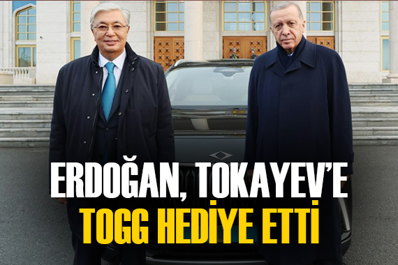 Cumhurbaşkanı Erdoğan, Tokayev’e TOGG hediye etti