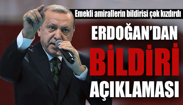 Cumhurbaşkanı Erdoğan  bildiri  açıklaması yapacak!