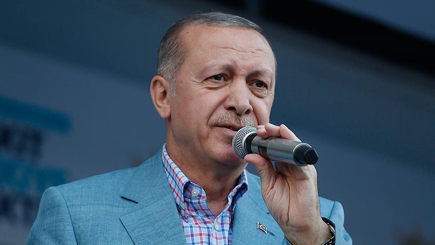 Erdoğan, Sakarya dan İnce ye yüklendi
