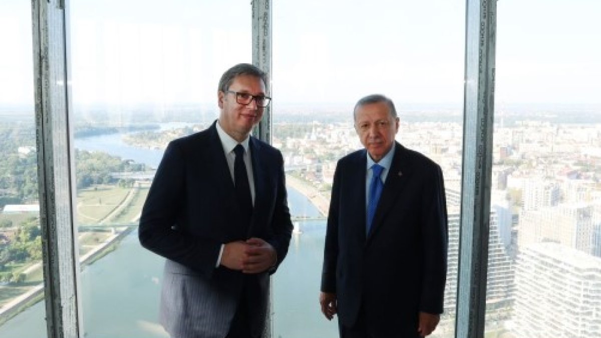 Erdoğan, Belgrad Kulesi ni ziyaret etti