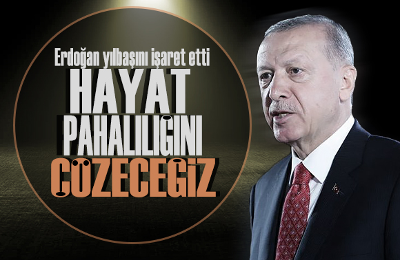 Cumhurbaşkanı Erdoğan, hayat pahalılığı ile ilgili yılbaşından itibaren somut adımlar atılacağını belirtti