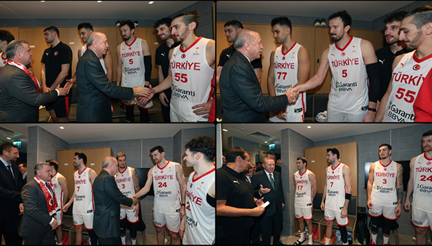 Erdoğan dan millilere tebrik