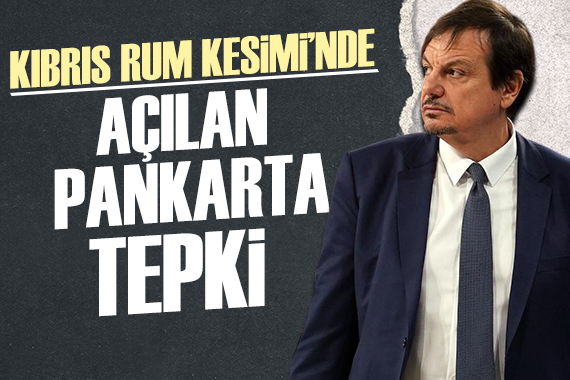 Ergin Ataman dan pankart tepkisi