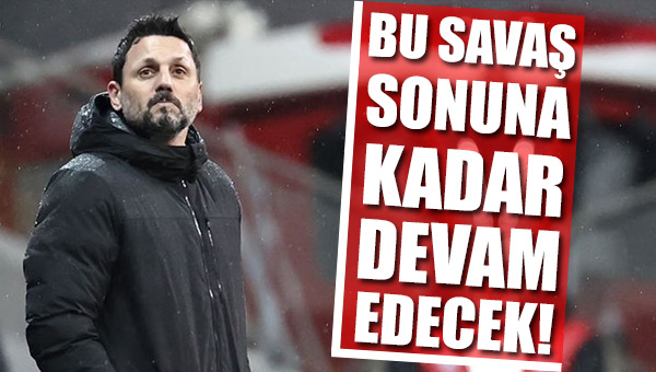 Erol Bulut tan maç sonu açıklama