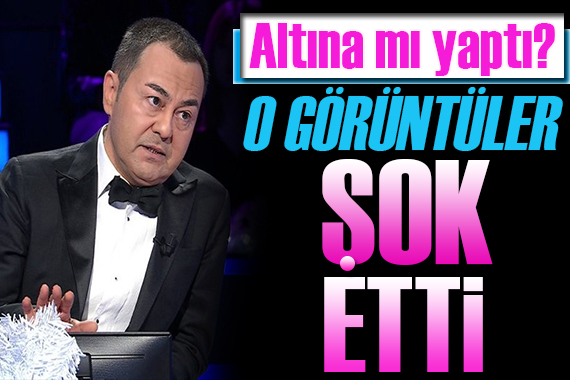 Zor anları! Serdar Ortaç altını mı ıslattı?