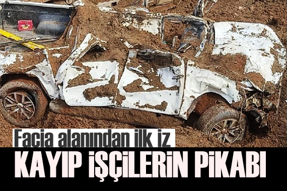Erzincan İliç te kayıp işçilerin pikabı bulundu