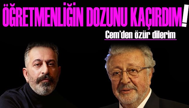 Metin Akpınar'dan Cem Yılmaz açıklaması: Dozunu fazla kaçırdım!