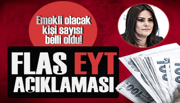 Ak Parti Genel Başkan Yardımcısı Sarıeroğlu, EYT'de ilk etapta emekli olacak kişi sayısını açıkladı!