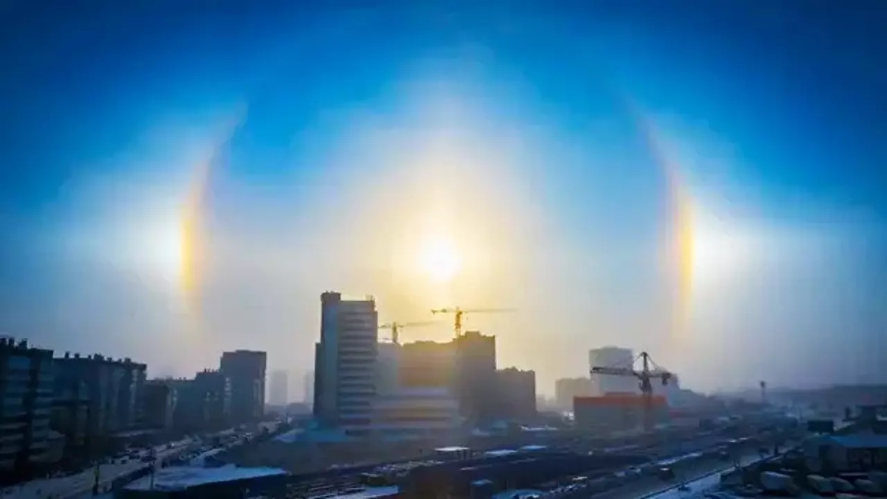 Nadir görülen doğa olayı gerçekleşti