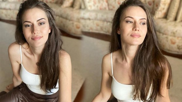 Fahriye Evcen’in fotoğrafı olay oldu!