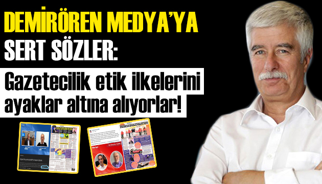 Faruk Bildirici den Demirören Medya ya sert sözler: Gazetecilik etik ilkelerini ayaklar altına alıyorlar!