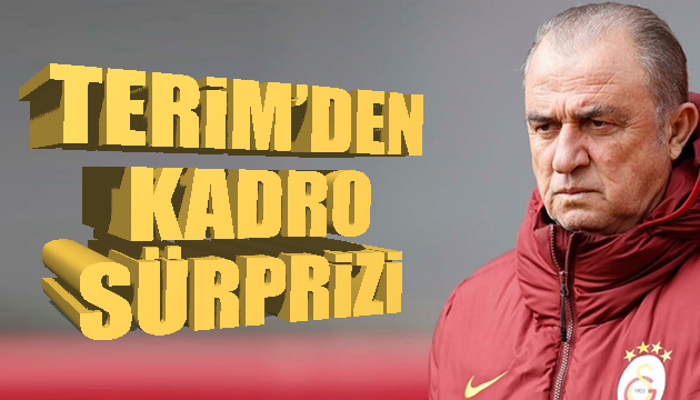 Terim den kadro sürprizi