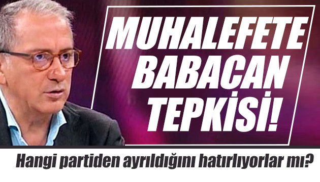 Fatih Altaylı: Babacan'ın hangi partiden ayrıldığını hatırlıyorlar mı?