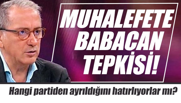 Fatih Altaylı: Babacan ın hangi partiden ayrıldığını hatırlıyorlar mı?