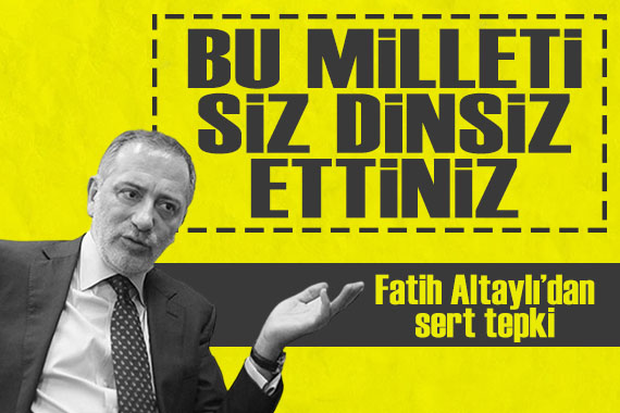 Fatih Altaylı dan Diyanet İşleri Başkanı Ali Erbaş a: Bu milleti siz dinsiz ettiniz!