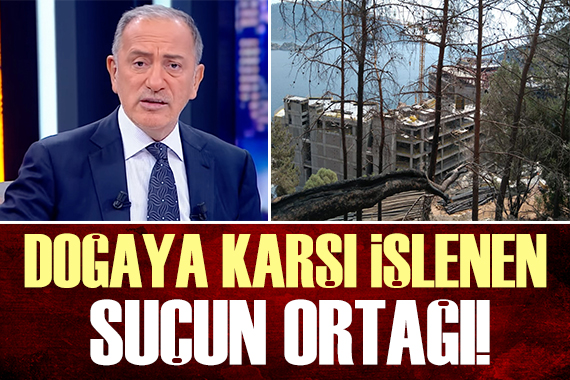 Fatih Altaylı: Doğaya karşı işlenen suçun ortağı!