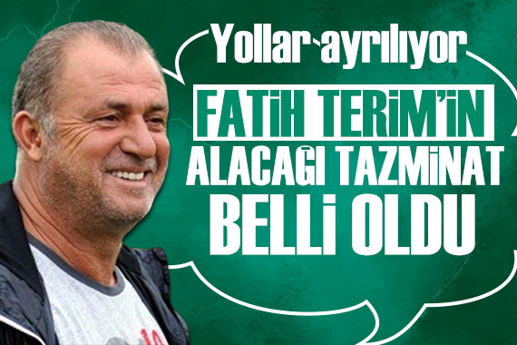 Panathinaikos un Fatih Terim e ödeyeceği tazminat belli oldu