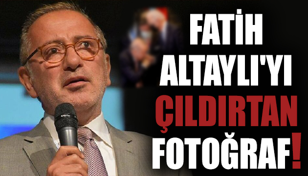 Fatih Altaylı yı çıldırtan fotoğraf!