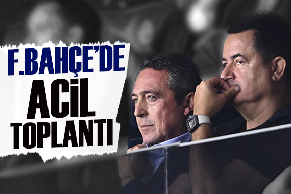 Fenerbahçe de acil kodlu toplantı