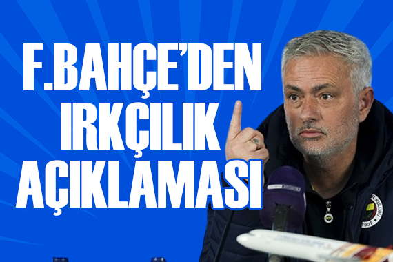 Fenerbahçe den  ırkçılık  açıklaması