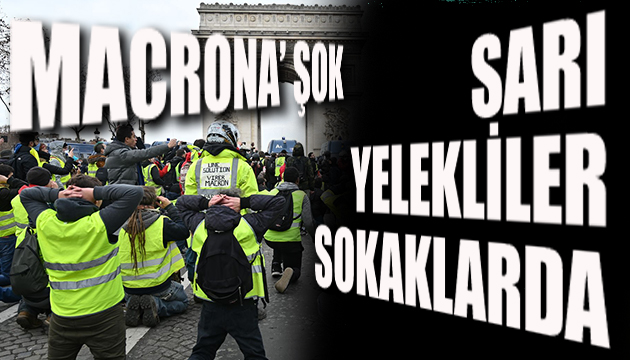 Sarı yelekliler yine sokakta