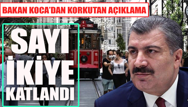 Bakan Koca: Sayı ikiye katlandı