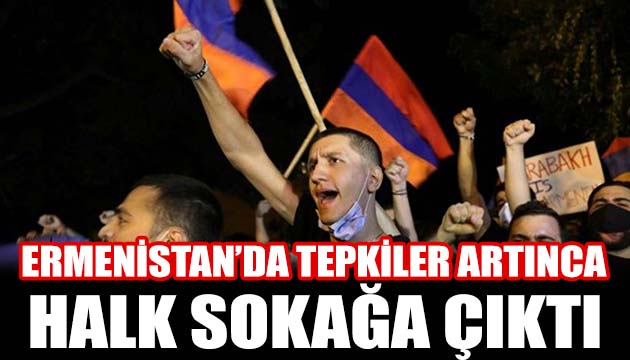 Ermenistan halkı sokağa döküldü