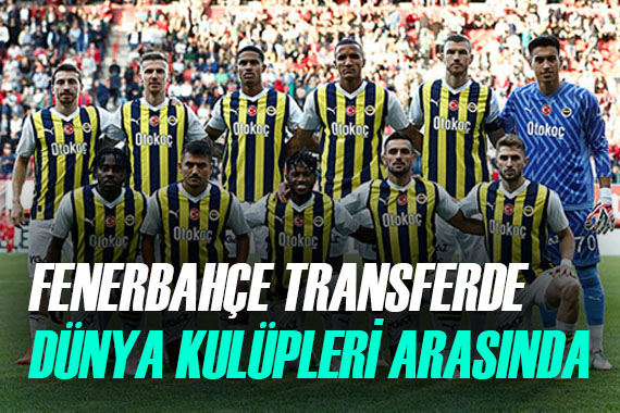 Fenerbahçe transfer rekoru kırdı! Dünya kulüpleri arasına adını yazdırdı