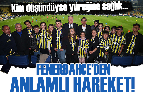 Fenerbahçe, Bartın daki kazada yaralanan madencilerin çocuklarını stadyumda ağırladı!