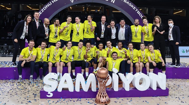 Fenerbahçe, Kadınlar Basketbol Süper Ligi şampiyonu!