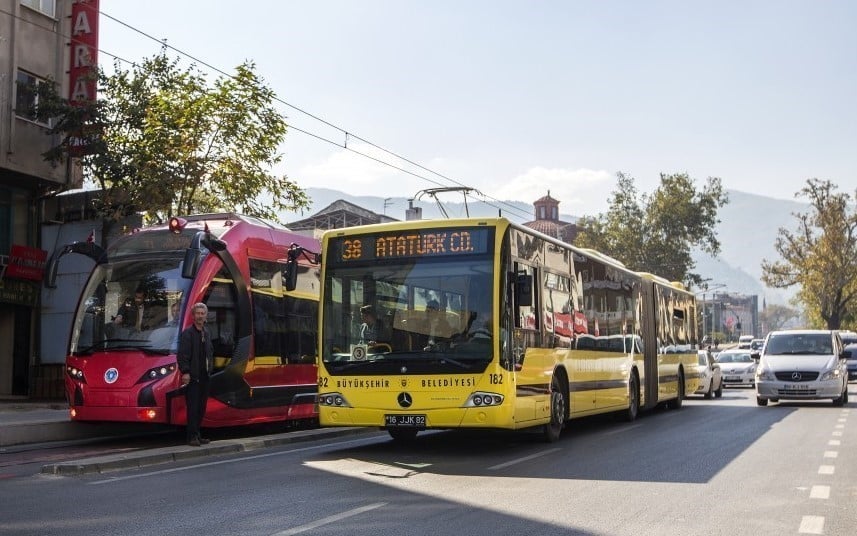Bursa da toplu ulaşımda grev
