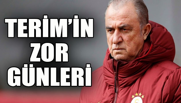 Fatih Terim in zor günleri!