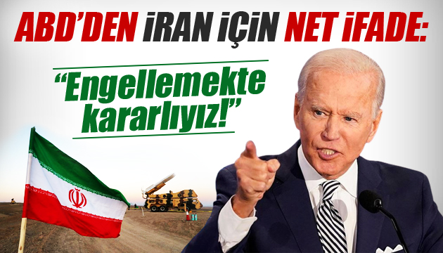 Biden dan İran için flaş sözler!  Kararlıyız 