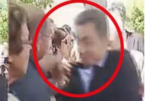 Sarkozy Saldırıya Uğradı