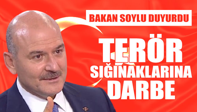 Bakan Soylu PKK ya vurulan darbeyi duyurdu