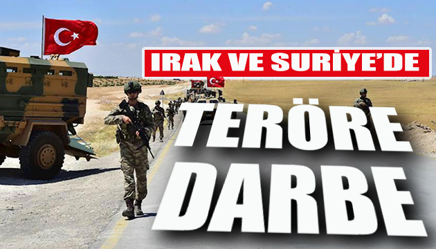 Teröre Irak ve Suriye de darbe