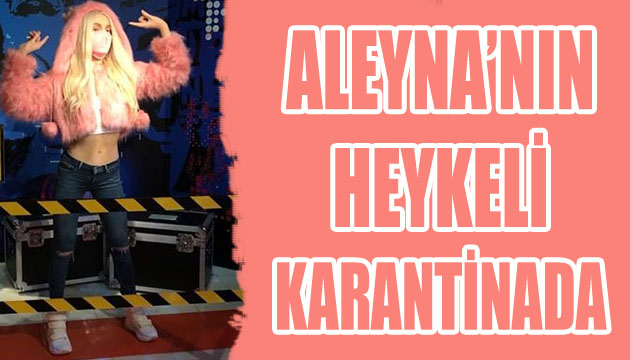Aleyna nın heykeli karantinada